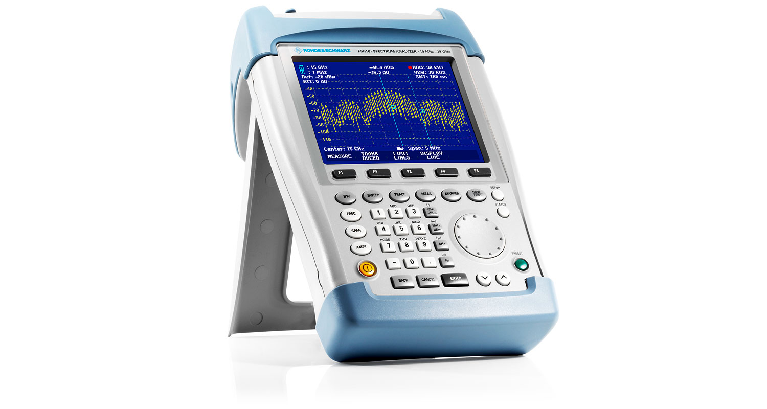 Used-Rohde-and-Schwarz-FSH18-18-ghz-Handheld-RF-Spectrum-Analyzers